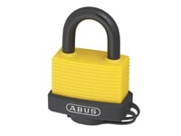 ABUS 70AL/45 45mm Aluminium Padlock Yellow Keyed 6401