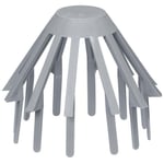 Protektor - Collecteur de feuilles inefa en pvc-u gris Protection de gouttière, protection de gouttières, Made in Germany: dn 75 - Gris