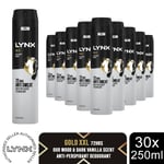 Lynx XXL Anti-Perspirant 72-Hour Sweat Protection Deodorant Spray 250ml, 30 Pack