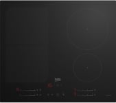 BEKO HII64760UFT 59 cm Electric Induction Hob - Black, Black