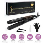 Professional Steam Hair Straightener Ceramic Vapor Argan Oail Hair Flat Iron UK