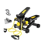 LILIS Mini Stepper Desk Electric Elliptical Machine Trainer - Non-slip Pedal And Health Fitness Mini Stepper, And The LCD Monitor Air Climber Fitness Machine Stepping