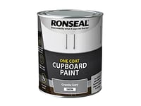 Ronseal One Coat Cup Paint Granite Gry Sat 750ml, Grey, RSLOCCGGS750