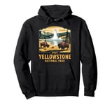 Visit Yellowstone National Park Scenic Wildlife Exploration Pullover Hoodie