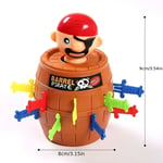 Children's Pirate Bucket Game Toy - Fun Small Tool, Lucky Spike Pop-Up Toy