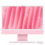 Apple iMac 24" écran retina 4,5K 256Go SSD 16 Go RAM Puce M4 CPU 8 cœurs GPU 8 cœurs Rose