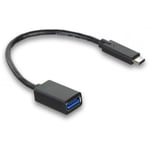 ACT - AC7340 Adaptateur otg usb c otg vers usb 3.2 Compatible avec Smartphones Longueur 0,2 m Noir (AC7340)