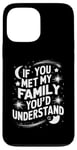 iPhone 13 Pro Max Funny Sarcastic If you Met my Family You'd Understand Family Case