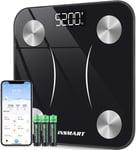 Bluetooth Body Fat Scales, INSMART Smart Digital  Weighing Scales with Smart APP