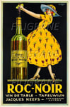 ROC NOIR VIN J. NEEFS Rdbn - POSTER HQ 40x60cm d'une AFFICHE VINTAGE