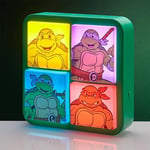 OFFICIAL Teenage Mutant Ninja Turtles Four Turtles 3D Desk Lamp Wall Light TMNT