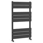 Hudson Reed Piazza Anthracite 840mm x 500mm Heated Towel Rail - HLA82