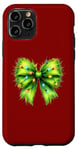 iPhone 11 Pro Green Christmas Bow with Lights Case