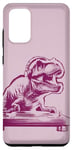 Coque pour Galaxy S20+ Trex Dinosaure DJ électronique Beats Musique Art Drôle