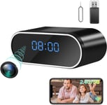 Mini Cámara Espía Oculta WiFi, Petit Camera Cache sans Fil Espion HD 1080P, Micro Camera Surveillance Interieur WiFi, Spy cam avec Vision Nocturne IR pour lieux intérieurs