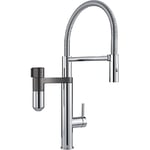 Franke Kitchen Sink tap with Fixed spout Vital Semi-Pro-Chrome/Gun Metal 120.0551.219, Grey