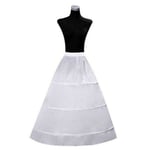 Jupon Crinoline Pour Patients,Sous-Jupe,Robe De Mariée,Cerceau,Lolita,Long Barrage,Glisse,Blanc,Tulle Rockabilly