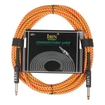 IRIN JECable-Câble de connexion d'ampli de ligne jack,fil audio,fil de réduction de bruit,accessoires,10 m,6 m,3m - Type 6M Orange