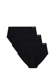 Ua Pure Stretch No Show Hipster-Solid3Pk Black Under Armour