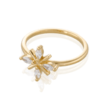 Gynning Jewelry Snowflake Ring (Guld) 18