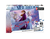 Nathan - Puzzle enfants - 45 pièces - L'amour de deux sœurs - Disney La Reine des Neiges 2 - Fille ou garçon dès 5 ans - Puzzle de qualité supérieure - Carton épais et résistant - Princesses - 86451