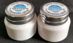 2 X L'occitane Creme Comfort Light Comforting Cream 5% Shea 8ml (m)