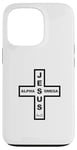 Coque pour iPhone 13 Pro Jesus Alpha & Omega