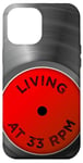 Coque pour iPhone 12 Pro Max Disques vinyles vintage Collector Retro Music Lover 33 tours