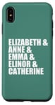 iPhone XS Max Elizabeth Anne Emma Elinor Catherine Jane Austen Leads Meme Case