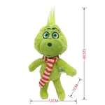 Christmas Grinch Anime Green Grinch Doll Plush Toy for Kids Gift Christmas Tree