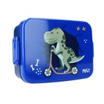 My sweety pop - Boîte à goûter - Lunch box - Dinosaure - Pour enfant - Crèche - Maternelle - Ecole - Vacances - Repas - 16 cm - Pour Garçon - Bleu - Idée Cadeau