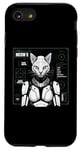 Coque pour iPhone SE (2020) / 7 / 8 Robot chat Android Cyborg Futuriste Chaton félin