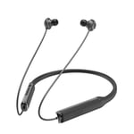 Jam Audio Contour – Bluetooth Headphones, In-Ear Wireless Noise Cancelling Earbuds, Sweat Resistant, Comfort Collar for All Day Wear, Hands-Free Calling + Up to 7hrs Play Time Battery Life - Black