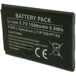 Mobiltelefonbatteri till LG OPTIMUS P700