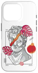 Coque pour iPhone 16 Pro Vaporwave Buste romain Surréaliste Statue rétro Futurisme Esthétique