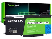 Green Cell K5XWW Laptop Batteri för Dell Latitude 7390 2-in-1