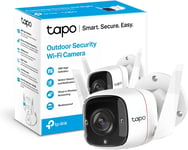 TP-Link Tapo Outdoor Security Camera, Weatherproof, No Hub Required, Works with