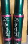 2 X WELLA Silvikrin Classic Voluminous Hold Mousse No5 200ml