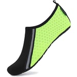 SAGUARO Chaussures d'eau Unisexe Séchage Rapide Mesh Respirant Chaussures Sport Aquatique Intérieur Extérieur, Aqua Vert 40/41