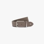 Lacoste Ceinture Chantaco réversible en cuir Taille 90 cm Morel