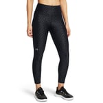 Women's Leggings Under Armour HeatGear No-Slip Waistband Printed Ankle in Black