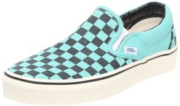 Vans VQFD6GT, Baskets mode mixte adulte - Washed Checker (Pool Blue), 45 EU (115 / 11.5 US)