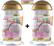 Ogx Coconut Miracle Oil Penetrating for Dry Hair, Extra Strength,  PACK OF 2