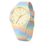 Ice-Watch - ICE tie and dye Pastel blue - Montre rose pour femme avec bracelet en plastique - 022598 (Small)