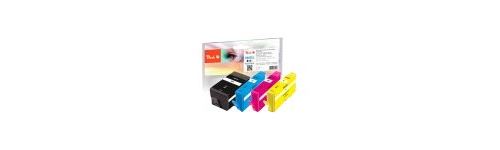 Peach Combi-Pack - Pack de 4 - noir, jaune, cyan, magenta - compatible - remanufacturé - cartouche d'encre (alternative pour : HP 903XL) - pour HP Officejet 69XX; Officejet Pro 69XX