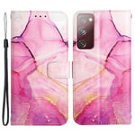 YB Pattern Printing Series-5 Fodral till Samsung Galaxy S20 FE - Rosa LS001 Rosa