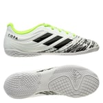 adidas Copa 20.4 IN Uniforia - Vit/Svart/Grön Barn adult