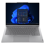 Lenovo ThinkBook 14 2-in-1 Gen 4 Intel® Core Ultra 7 155U-processor E-cores op til 3,80 GHz P-cores op til 4,80 GHz, Windows 11 Pro 64, 512 GB SSD M.2 2242 PCIe Gen4 TLC