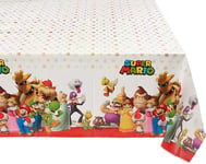 Amscan 571554 - Super Mario Birthday Party Plastic Table Cover - 1.37 m x 2.43 m