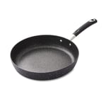 Tower T900114 Precision 28cm Non-Stick Forged Aluminium Frying Pan Diamond Coating, Soft Grip Handle, Black